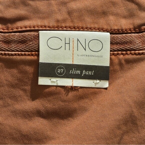 NWT Anthropologie Maeve Chino Crop Pants Slim Sz 27 - Picture 4 of 4
